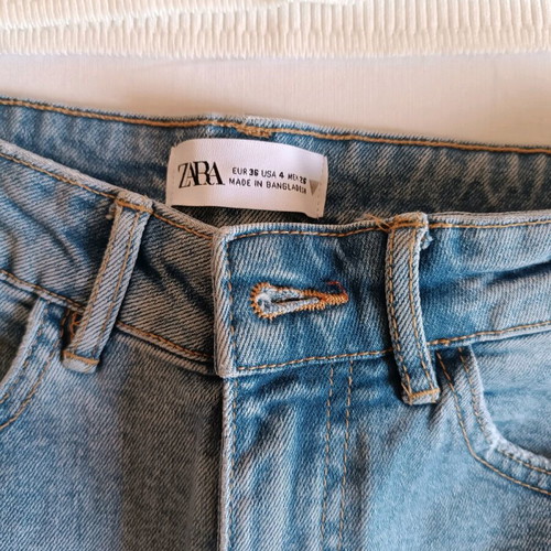 Zara high-waisted shorts like new, blue, size S
