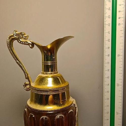 Vintage amphora with bath foam from the 80s new, made in Germany