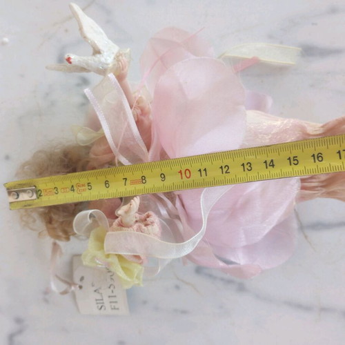 Handmade fairy new with dove decoration