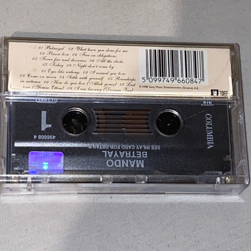 Mando Betrayal cassette tape like new, laiko
