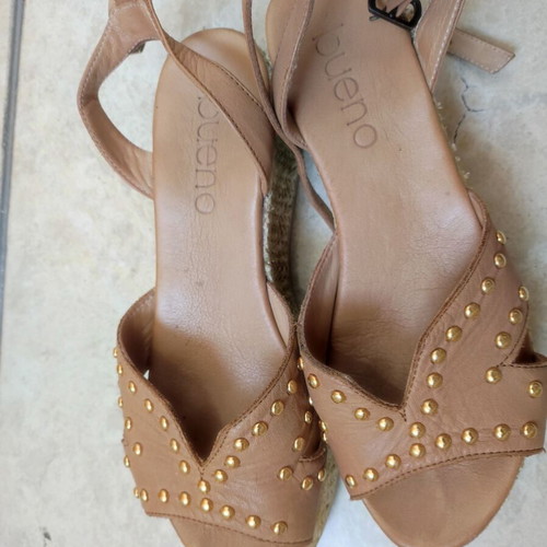 Brown Leather Sandals 37 | Gianna Kazakou