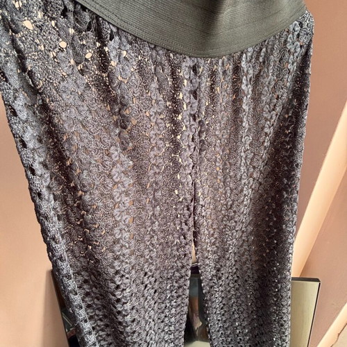 Fia women's lace palazzo pants like new, black, size S/M/L