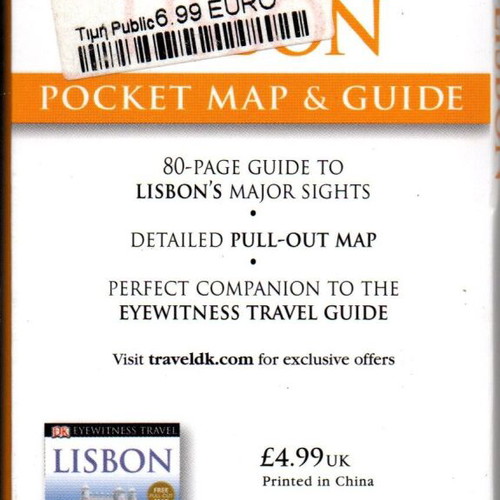 DK Eyewitness Pocket Map and Guide Lisbon new, English