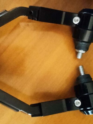 CNC bar-end mirrors mounts προστατευτικά μεταχειρισμένα, universal
