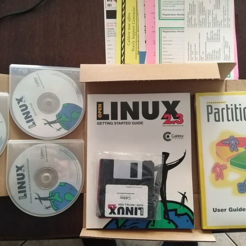 Caldera Open Linux 2.3 with Partition Magic 4.0
