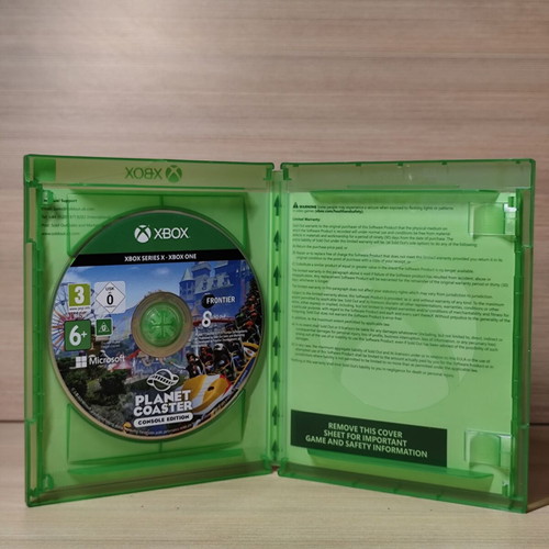Planet Coaster Console Edition Xbox One Series like new, English