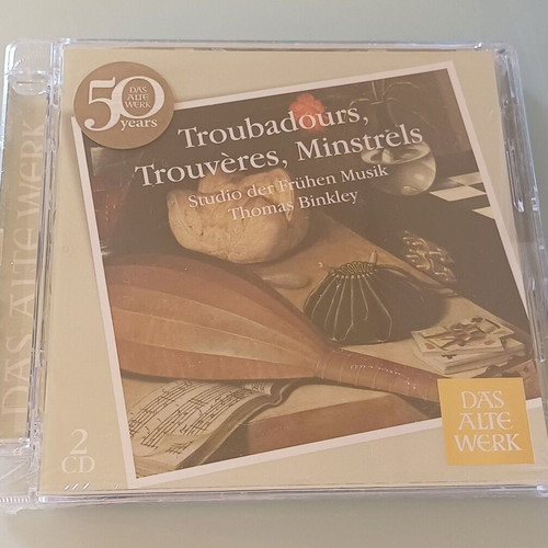 Studio Der Frühen Musik Thomas Binkley Troubadours Trouvères Minstrels 2CD new, classical