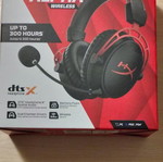 HyperX Cloud Alpha Wireless gaming headset like new