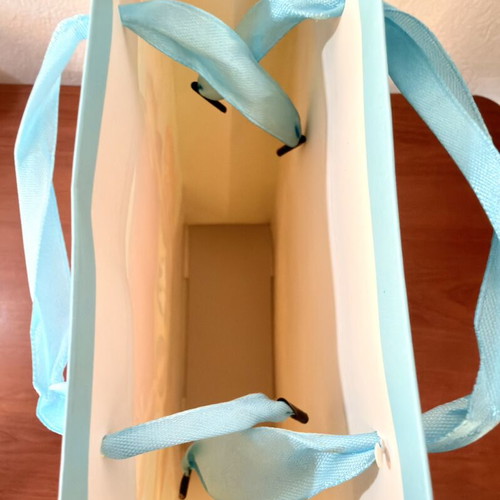Noah's Ark gift bag with satin ribbon handle