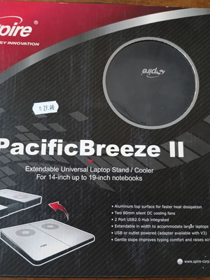 Spire PacificBreeze II laptop cooling and support stand
