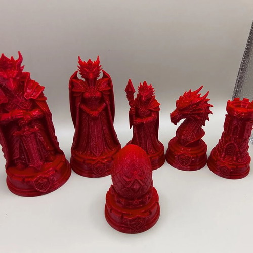 Dragon Chess Set new condition