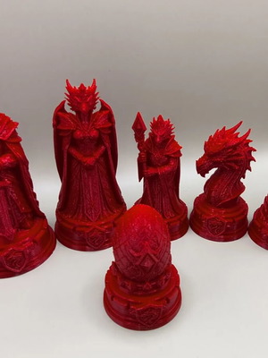 Dragon Chess Set new condition