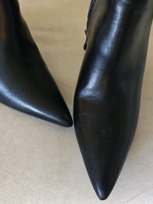 Women's ankle boots new, 8 cm platform, size 40, black