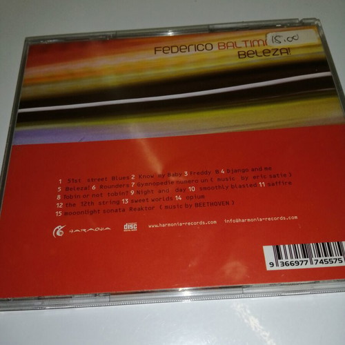 Federico Baltimore Beleza! CD electronic music like new