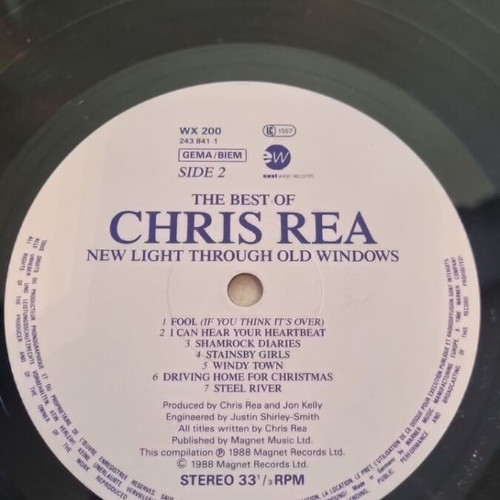 Chris Rea The Best Of vinyl used