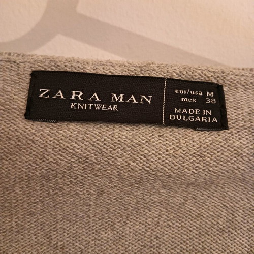 Men's spring sweater Zara medium used, grey
