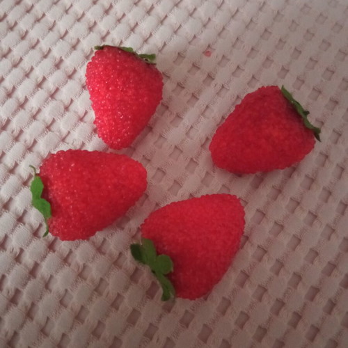 Decorative strawberries sold together