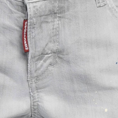 Dsquared2 Grey Slim Fit Women Jeans, Size 42 Italy