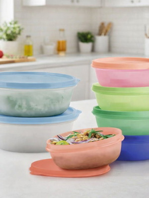 Tupperware Modular Bowl Set 5 Items New