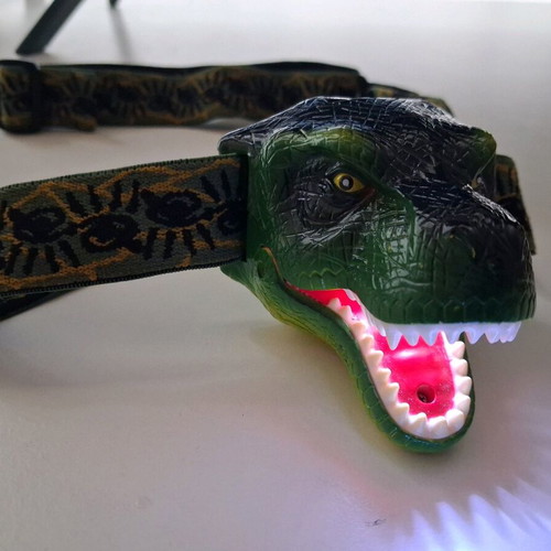 Dinosaur Headlamp with Sounds like new