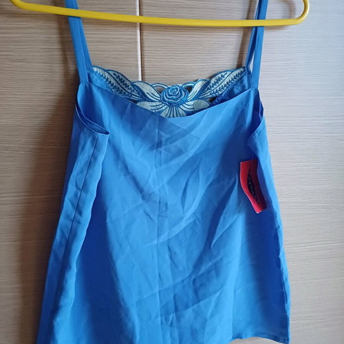 Tops white and blue new, size M