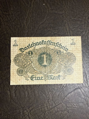 German 1 Mark Darlehnskassenschein banknote new