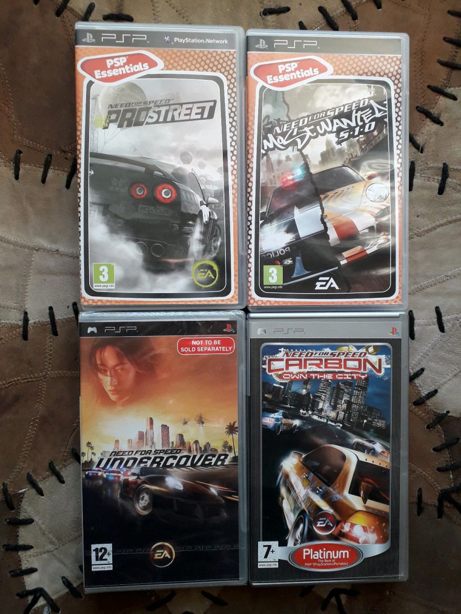 PSP set 4 Need for Speed games new with… - € 100,00 - Vendora.cy