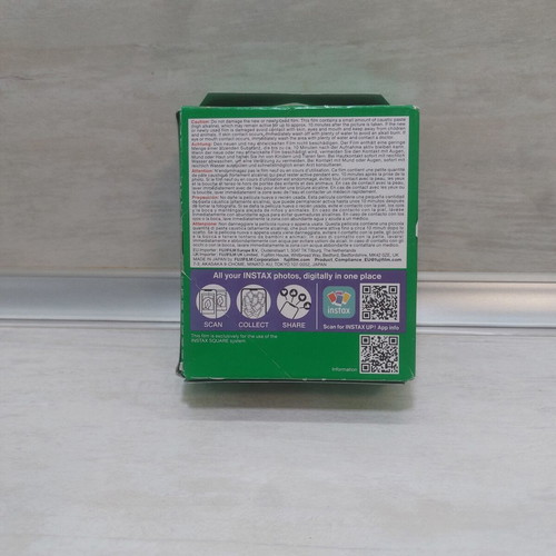 Fujifilm Instax SQUARE instant film, 20 sheets