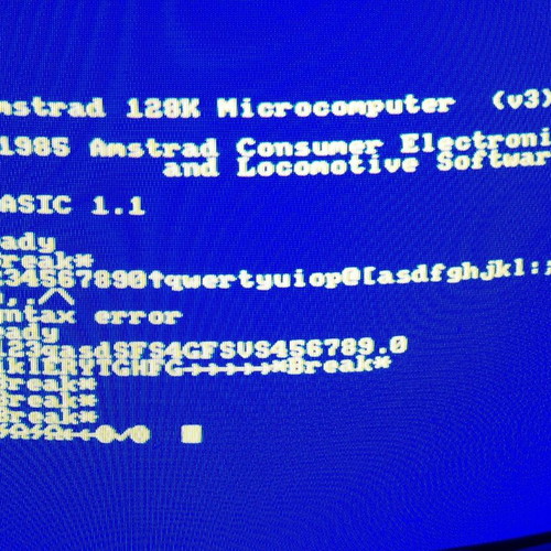 Amstrad CPC 6128 motherboard used