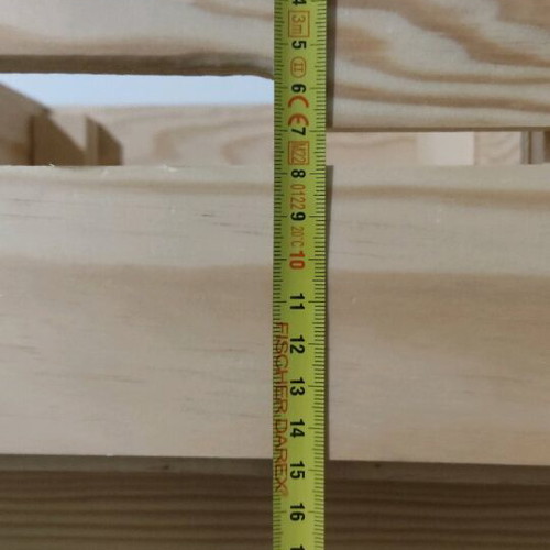 Wooden pine crates like new, pack of 5 pieces