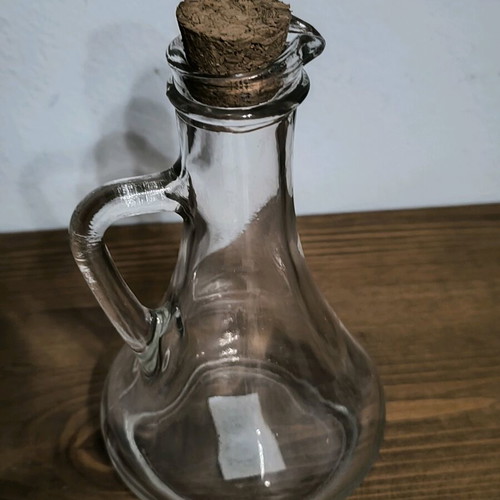 Glass small raki bottle like new