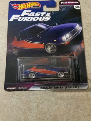 Hot Wheels Fast and Furious Nissan Silvia CSP311 like new