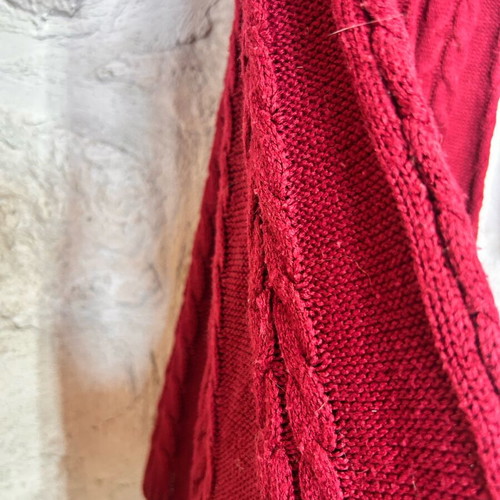 Shein Red Cable Knit Dress used, size S