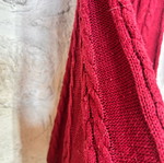 Shein Red Cable Knit Dress used, size S
