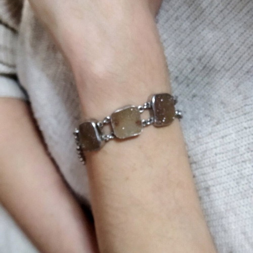 Silver 925 Mom Bracelet new, 18.7g, 19cm