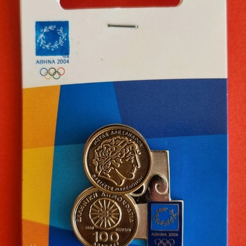 Athens 2004 Collectible Pins Set of 7, New