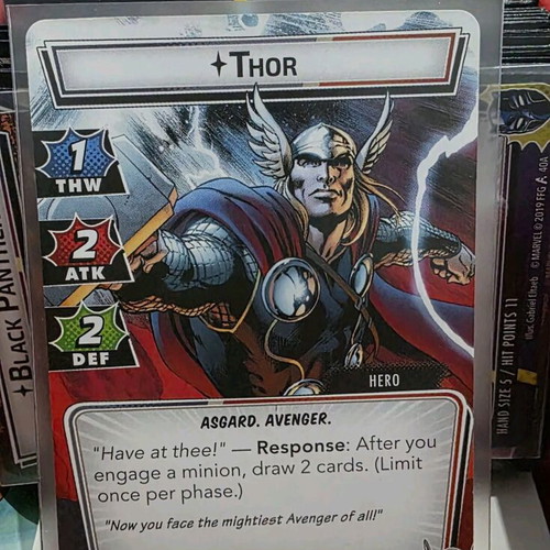 Marvel Champions: The Card Game σαν καινούργιο με επεκτάσεις Thor, Hulk, Captain America, Green Goblin