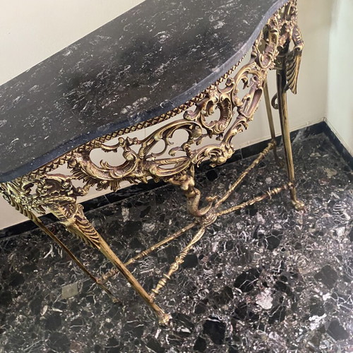 Entrance furniture - console with marble