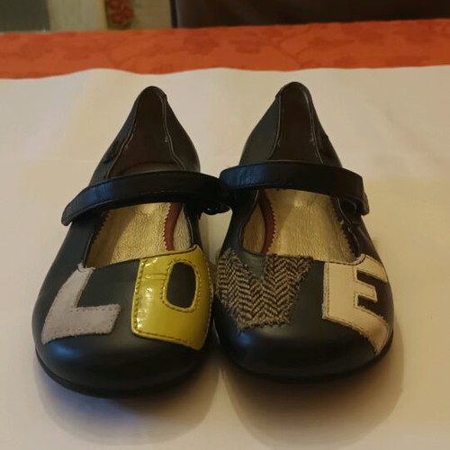 Camber leather ballerinas like new with different embroidery