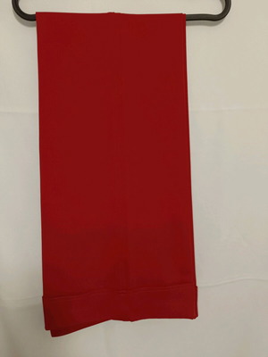 Te quiero burgundy high-waist pants with cuffs like new, size M