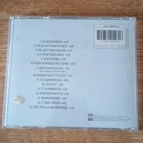 Vasilis Karras Epistrefo CD like new, laiko
