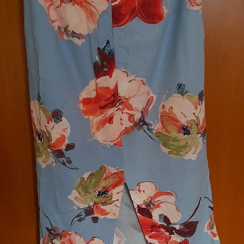 Pencil skirt set with cropped top and belt Brigitte like new