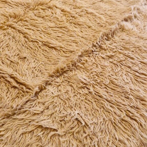Flokati rug like new, handmade, 184x206 cm, wool