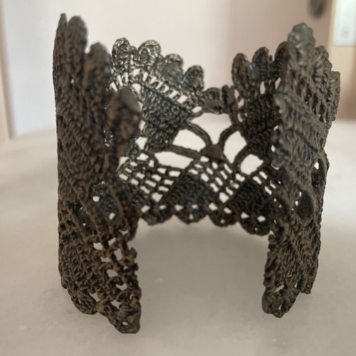 Handmade bracelet new with crochet knit