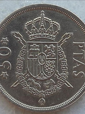 50 Pesetas coin Spain 1975