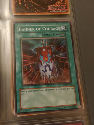 Yu-Gi-Oh card Banner of Courage like new