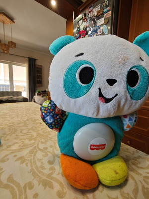 Fisher Price Linkimals Panda Plush Musical Toy for 9+ Months like new