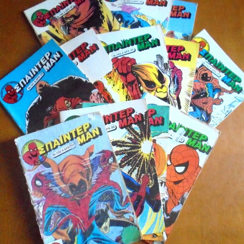 Spiderman vs Hobgoblin comics used, pack of 12 issues