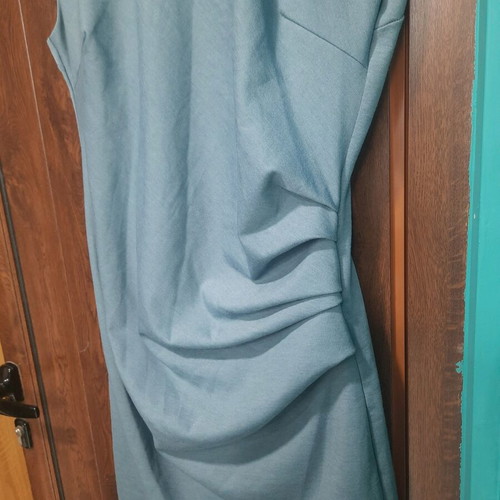 Kaffe dress like new, size L, blue-gray color
