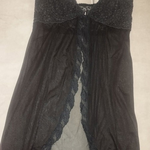 Lingerie sexy baby doll black with lace like new